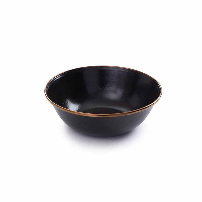 Barebones Enamel Bowl - Charcoal - Soil + Bone