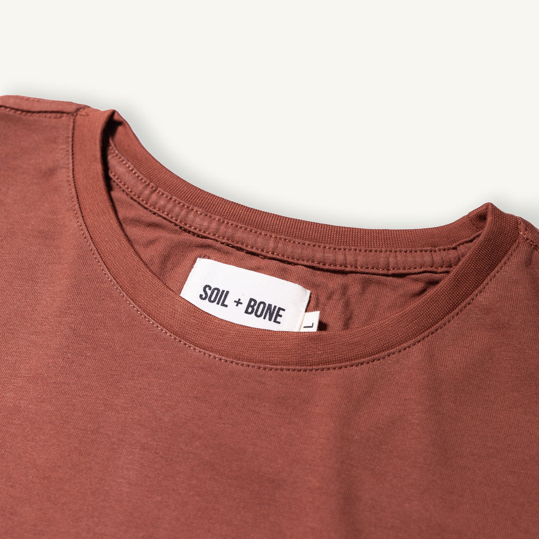 The Foundation Tee - Red Brick