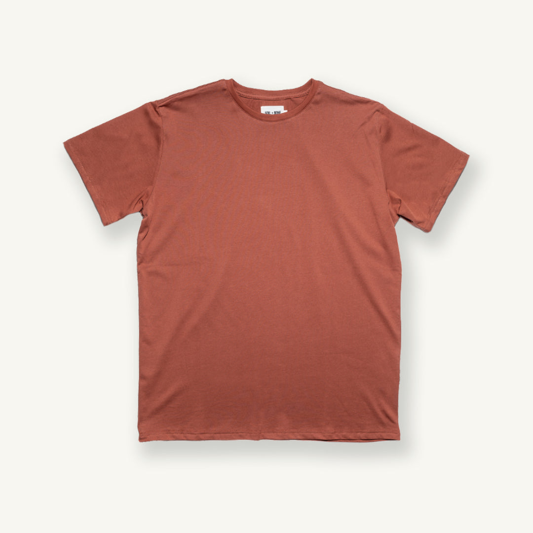 The Foundation Tee - Red Brick