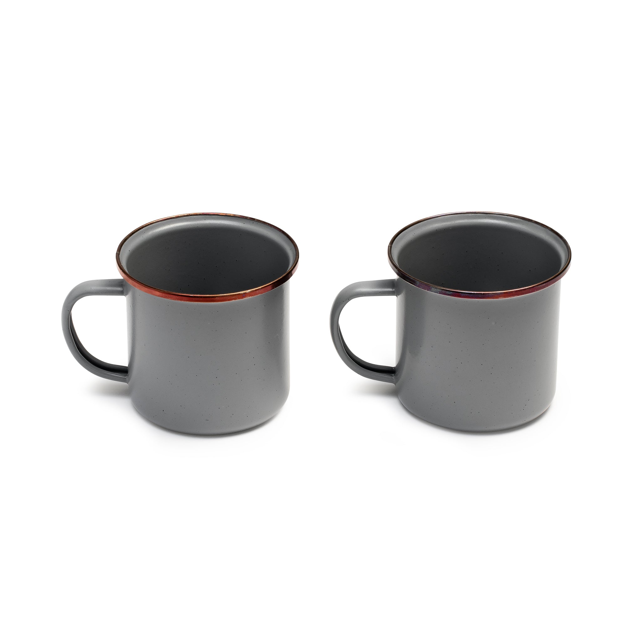 Barebones Enamel Cup - Slate Grey - Soil + Bone