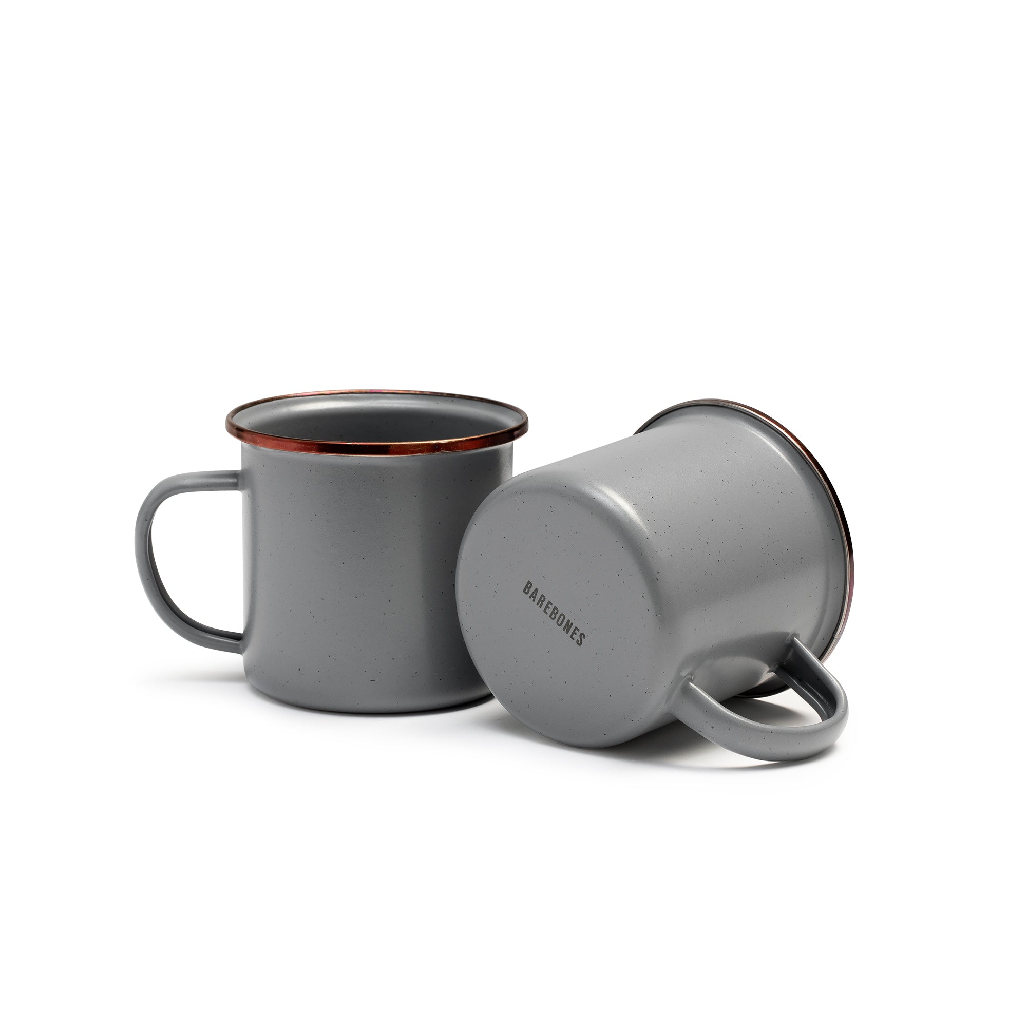 Barebones Enamel Cup - Slate Grey - Soil + Bone