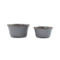 Barebones Enamel Mixing Bowls - Slate Grey - Soil + Bone